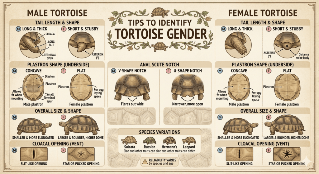 Tips to Identify Tortoise Gender