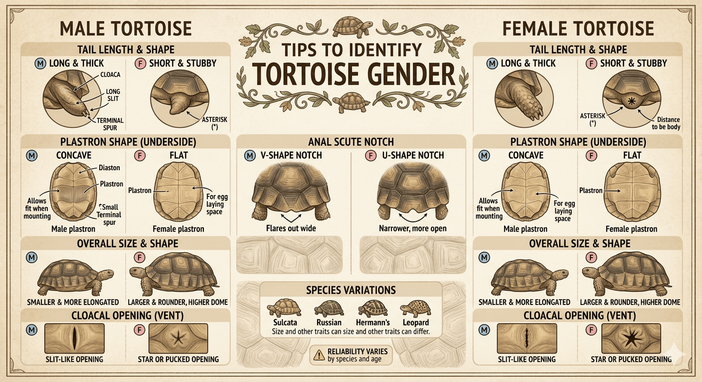 Tips to Identify Tortoise Gender