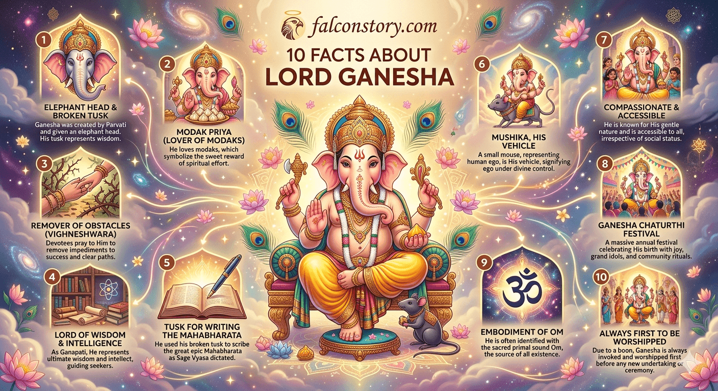 Top 10 Facts About Lord Ganesha
