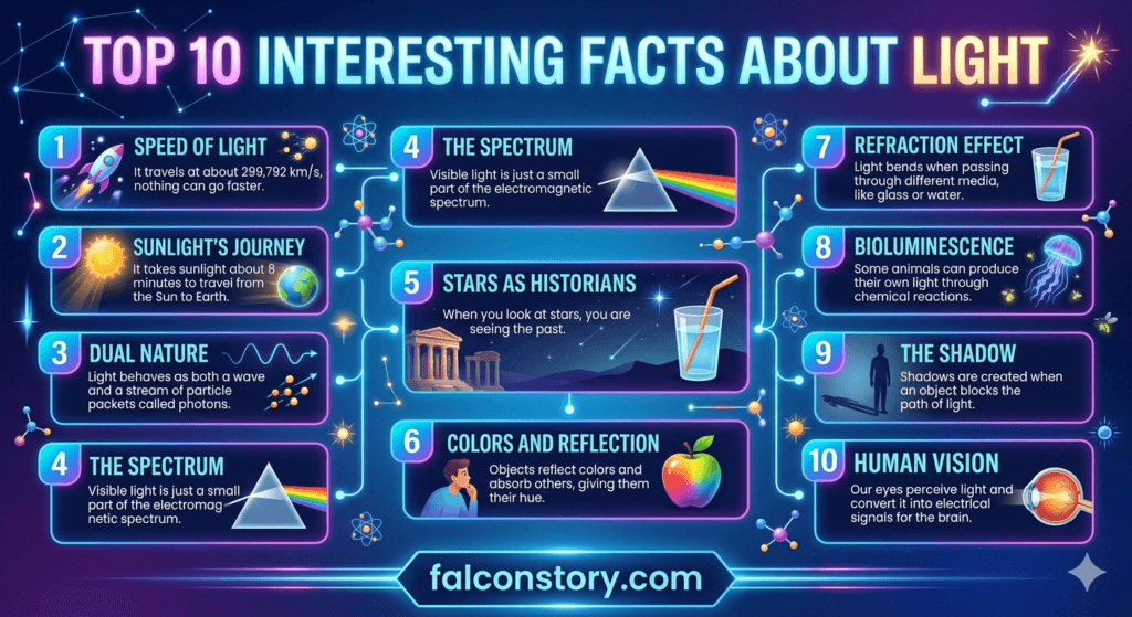 Top 10 Interesting Facts About Light