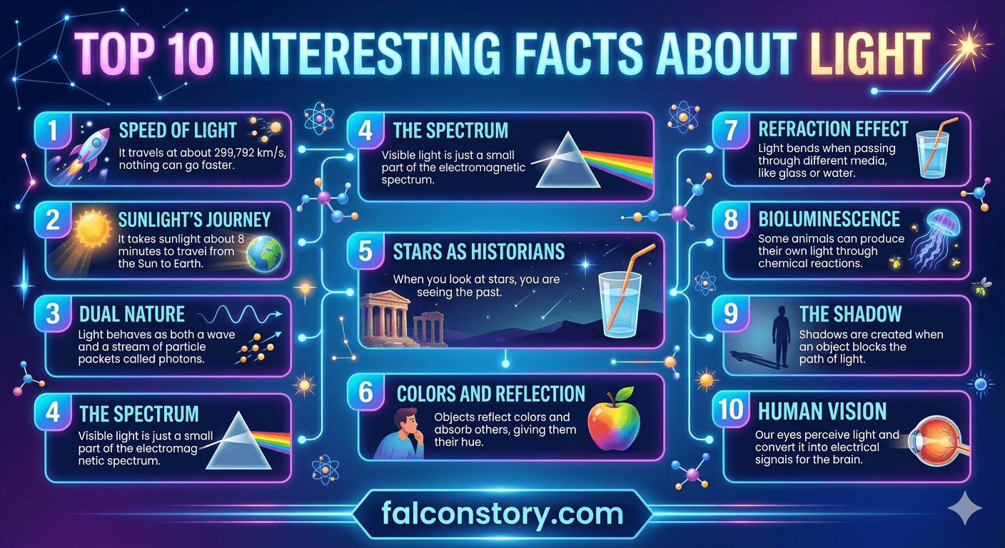 Top 10 Interesting Facts About Light