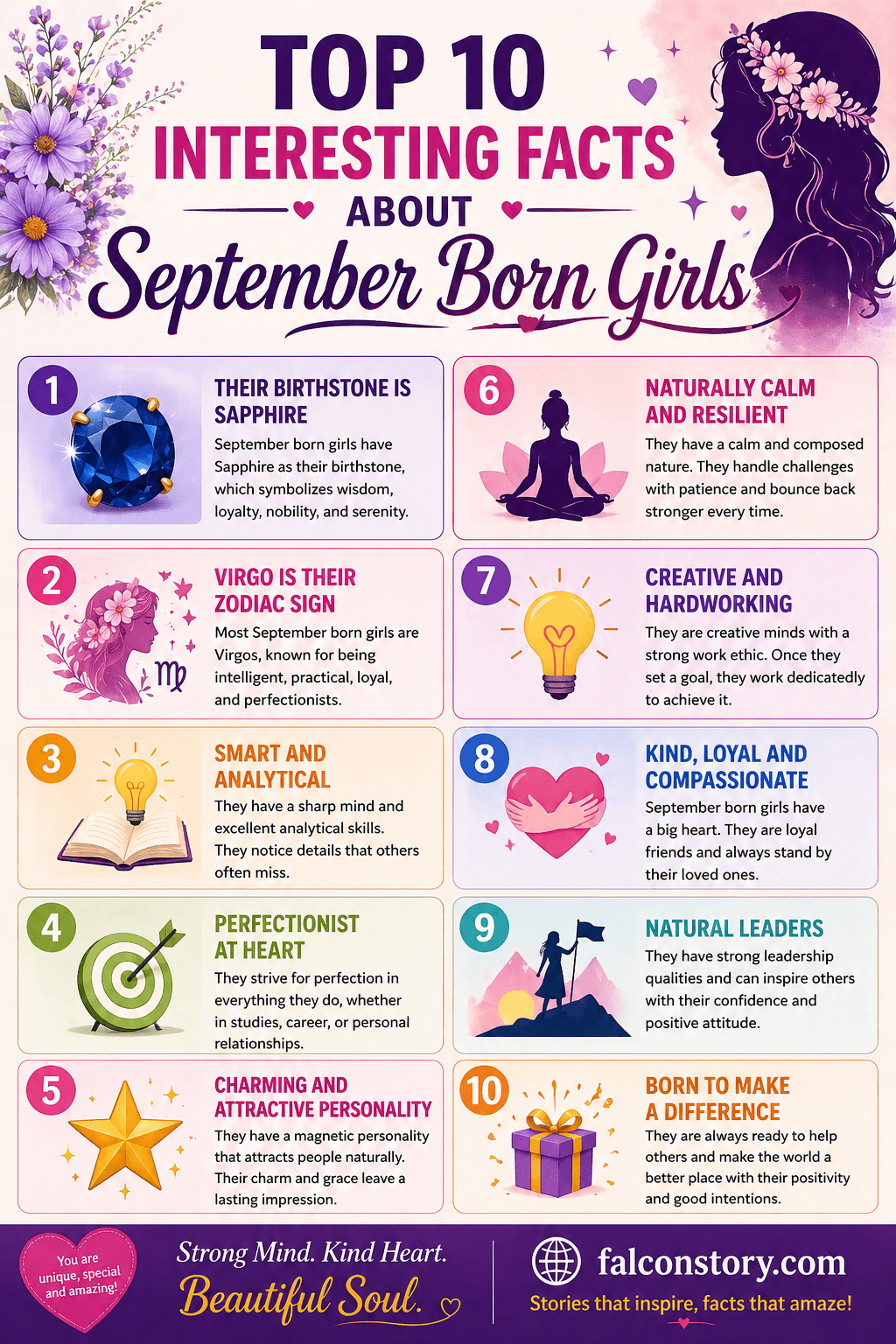 Top 10 Interesting Facts About September Born Girls