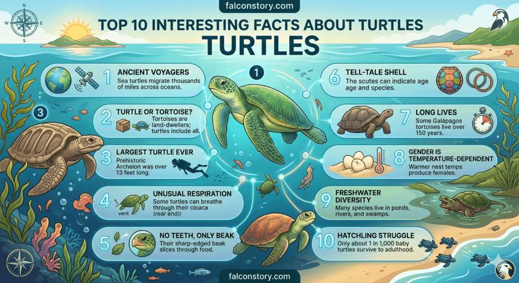 Top 10 Interesting Facts About Turtles