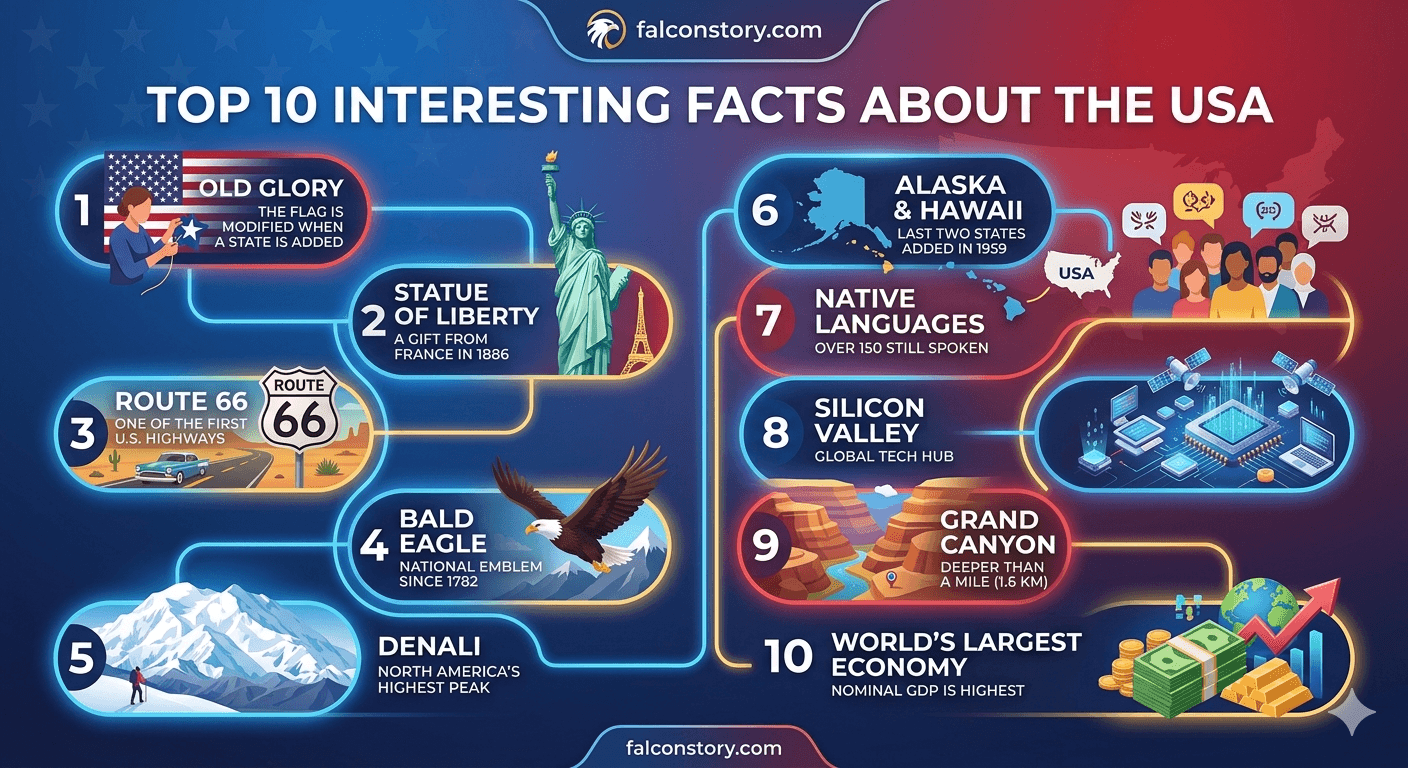 Top 10 Interesting Facts About the USA