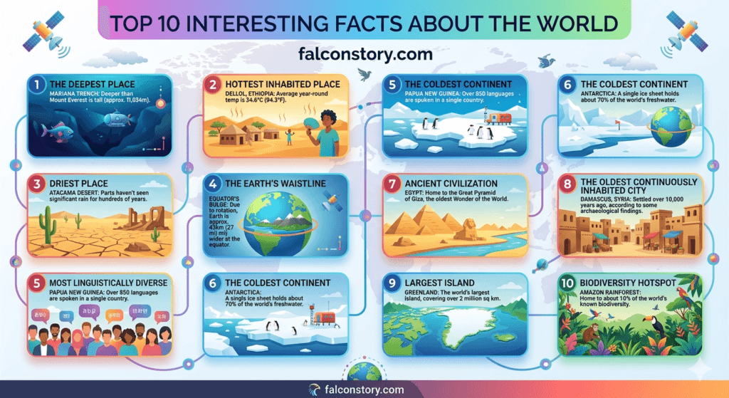 interesting facts about the world