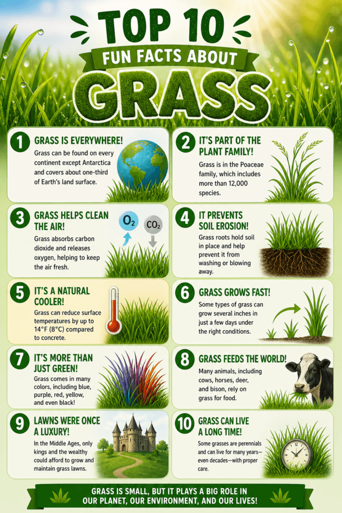 10 Fun Facts About Grass
