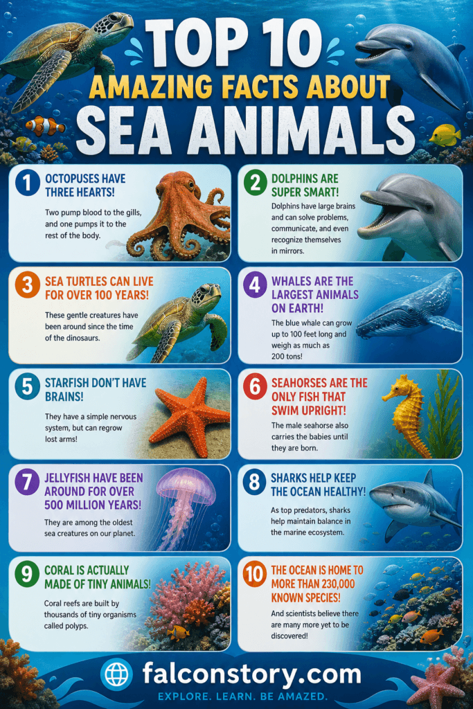 Top 10 Amazing Facts About Sea Animals