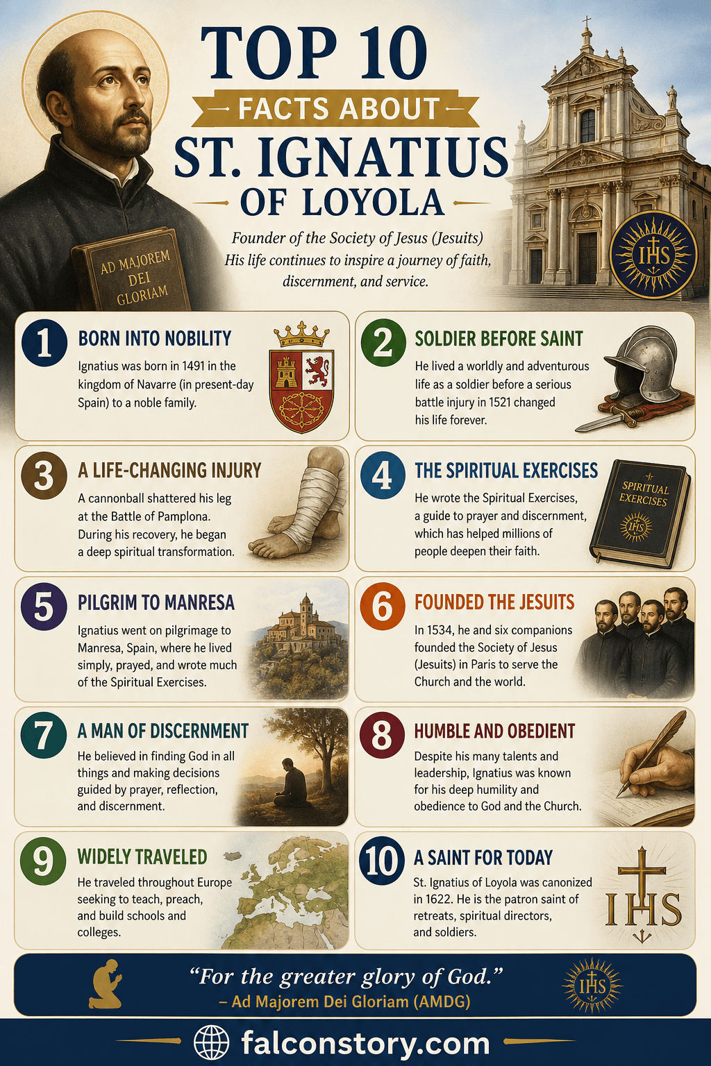 Top 10 Facts About St. Ignatius of Loyola