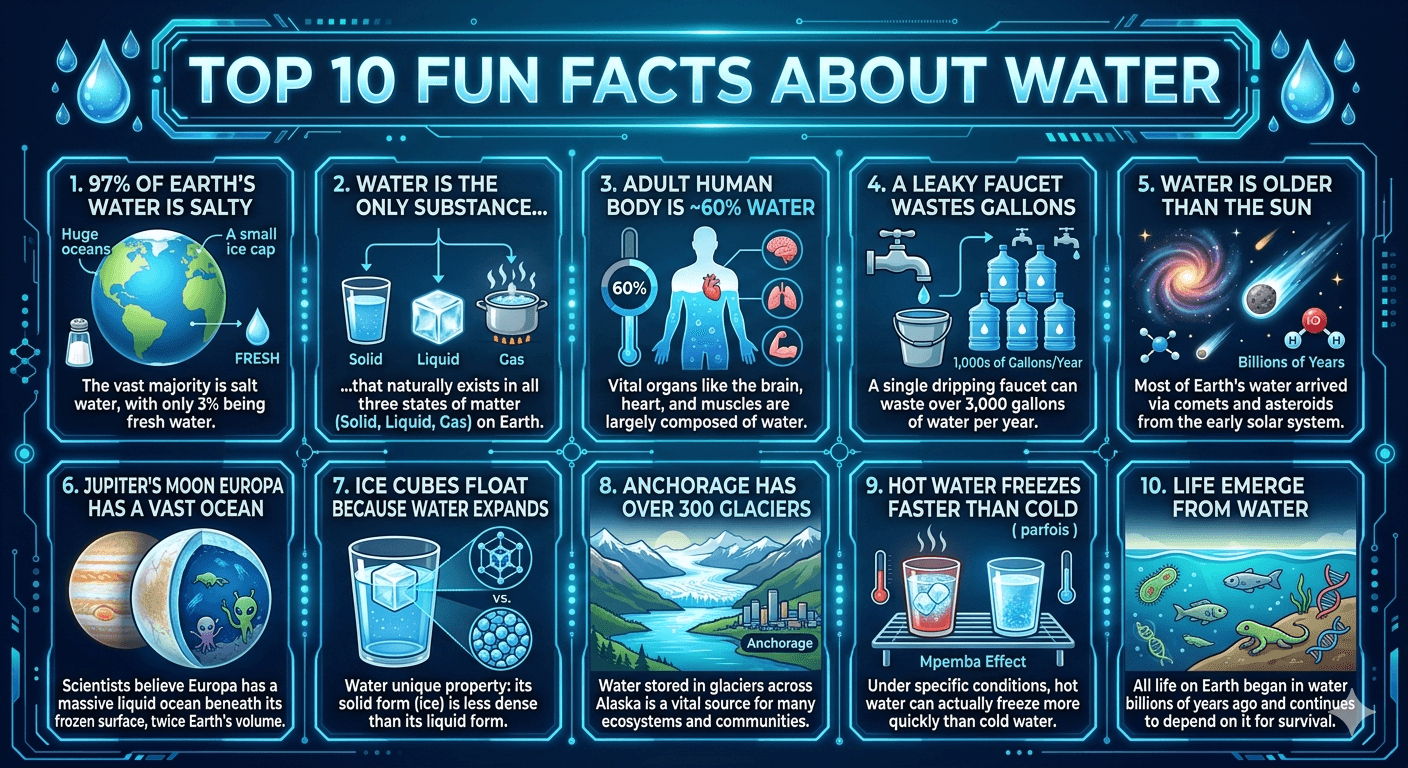 Top 10 Fun Facts About Water