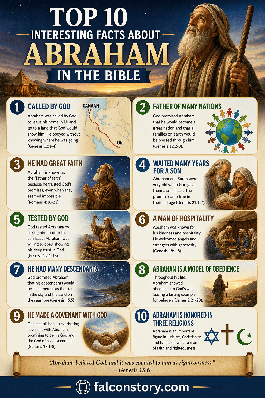 Top 10 Interesting Facts About Abraham in the Bible