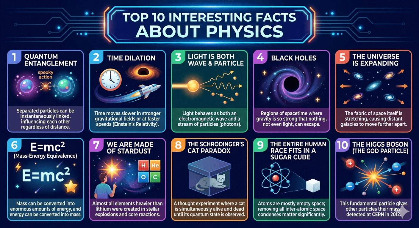 Top 10 Interesting Facts About Physics
