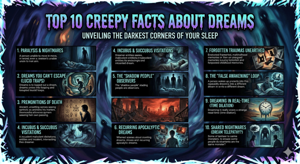 top 10 creepy facts about dreams
